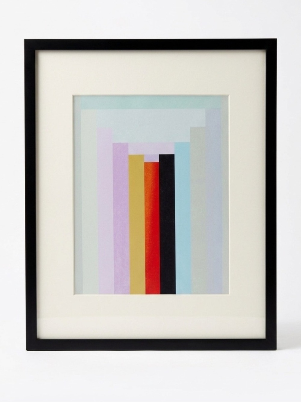Threshold Gallery Wall Black Frame 17x21 & Custom Modern Giclee Art Print 11x14